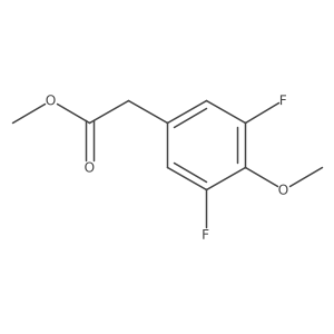 Methyl 2-(3,5-difluoro-4-methoxyphenyl)acetate结构式