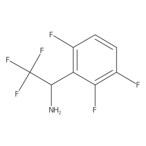2,2,2-Trifluoro-1-(2,3,6-trifluorophenyl)ethan-1-amine Structure