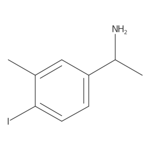 1-(4-Iodo-3-methylphenyl)ethylamine Structure