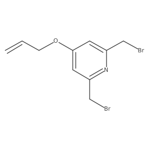 2,6-Bis(bromomethyl)-4-prop-2-enoxypyridine Structure