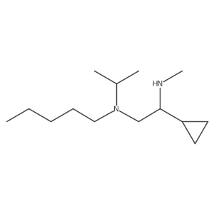 1,2-Ethanediamine, 1-cyclopropyl-N1-methyl-N2-(1-methylethyl)-N2-pentyl- Structure
