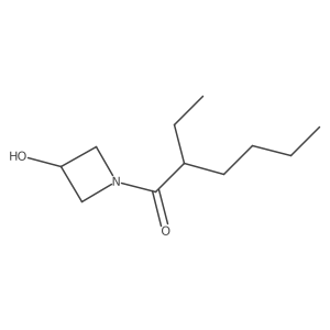 2-Ethyl-1-(3-hydroxyazetidin-1-yl)hexan-1-one Structure