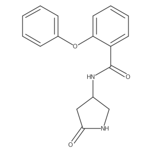 N-(5-oxopyrrolidin-3-yl)-2-phenoxybenzamide Structure