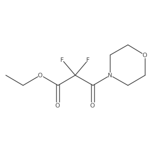 Ethyl 2,2-difluoro-3-(morpholin-4-yl)-3-oxopropanoate Structure