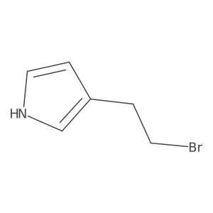 3-(2-bromoethyl)-1H-pyrrole结构式