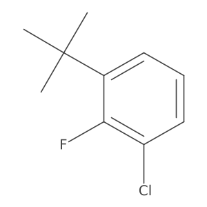 1-(Tert-butyl)-3-chloro-2-fluorobenzene结构式