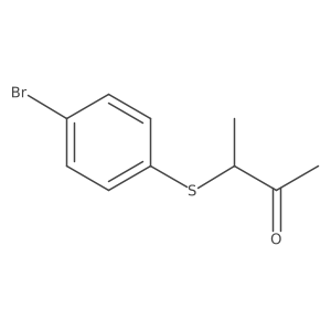 3-[(4-Bromophenyl)sulfanyl]butan-2-one Structure