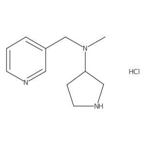 N-methyl-N-(pyridin-3-ylmethyl)pyrrolidin-3-amine hydrochloride Structure