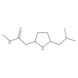 2-((2R,5S)-5-((Dimethylamino)methyl)pyrrolidin-2-yl)-N-methylacetamide Structure