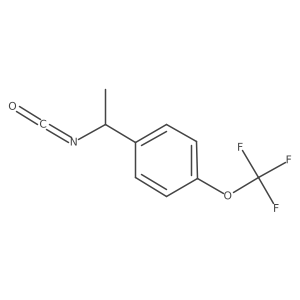 1-(1-Isocyanatoethyl)-4-(trifluoromethoxy)benzene Structure