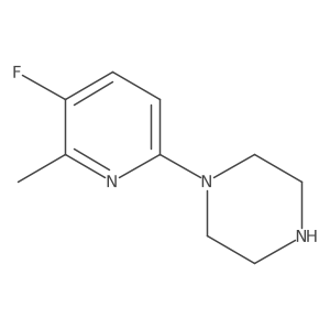 1-(5-Fluoro-6-methylpyridin-2-yl)piperazine Structure