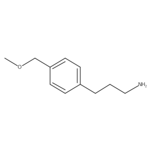 3-[4-(Methoxymethyl)phenyl]propan-1-amine结构式