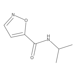 N-(propan-2-yl)-1,2-oxazole-5-carboxamide结构式