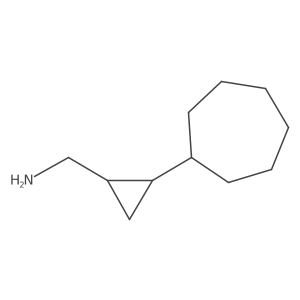 (2-Cycloheptylcyclopropyl)methanamine结构式