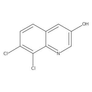 7,8-Dichloroquinolin-3-ol结构式
