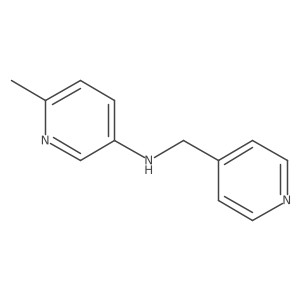 6-Methyl-N-(pyridin-4-ylmethyl)pyridin-3-amine Structure