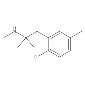 [1-(2-Chloro-5-methylphenyl)-2-methylpropan-2-yl](methyl)amine Structure