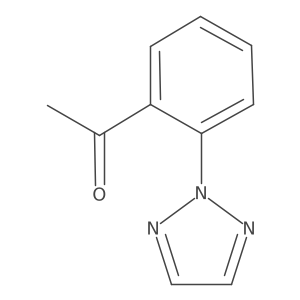 1-[2-(Triazol-2-yl)phenyl]ethanone Structure