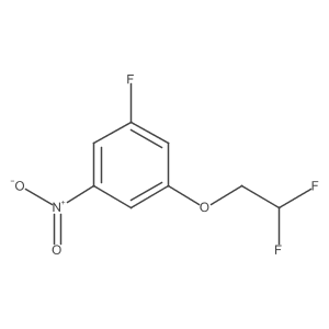 3-Fluoro-5-(2,2-difluoroethoxy)nitrobenzene Structure