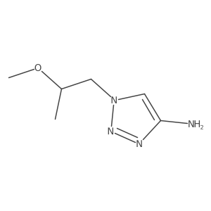 1-(2-methoxypropyl)-1H-1,2,3-triazol-4-amine结构式