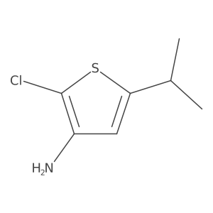 2-Chloro-5-isopropylthiophen-3-amine结构式