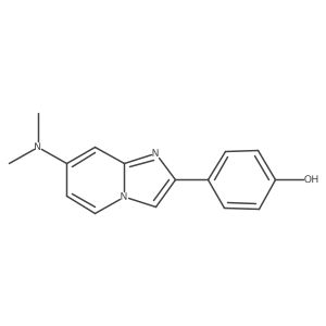 4-(7-(Dimethylamino)imidazo[1,2-a]pyridin-2-yl)phenol Structure