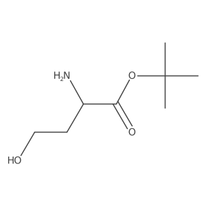 tert-butyl (2R)-2-amino-4-hydroxybutanoate Structure