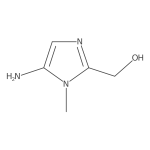 (5-Amino-1-methyl-1H-imidazol-2-yl)methanol结构式