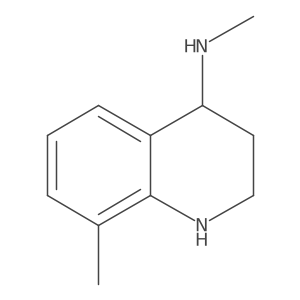 N,8-dimethyl-1,2,3,4-tetrahydroquinolin-4-amine Structure
