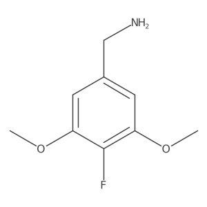 3,5-Dimethoxy-4-fluorobenzylamine Structure