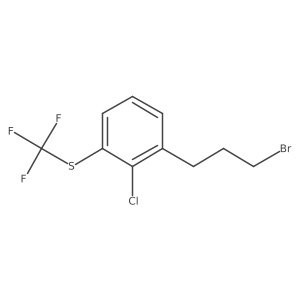 1-(3-Bromopropyl)-2-chloro-3-(trifluoromethylthio)benzene Structure