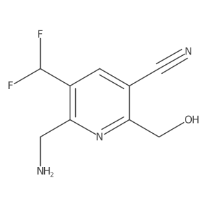 2-(Aminomethyl)-5-cyano-3-(difluoromethyl)pyridine-6-methanol Structure
