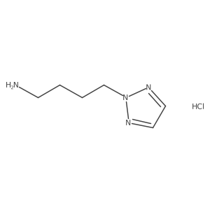 4-(2H-1,2,3-triazol-2-yl)butan-1-amine hydrochloride结构式