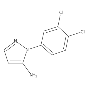 2-(3,4-Dichlorophenyl)pyrazol-3-amine Structure