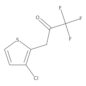 3-(3-Chlorothiophen-2-yl)-1,1,1-trifluoropropan-2-one Structure