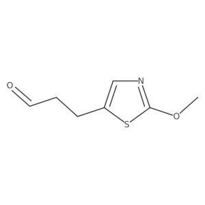 3-(2-Methoxy-1,3-thiazol-5-yl)propanal Structure