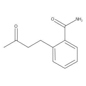 2-(3-Oxobutyl)benzamide Structure