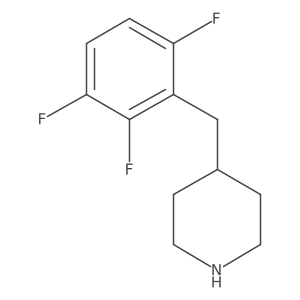 4-[(2,3,6-Trifluorophenyl)methyl]piperidine Structure