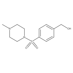 4-[(4-Methyl-1-piperazinyl)sulfonyl]benzenemethanol结构式