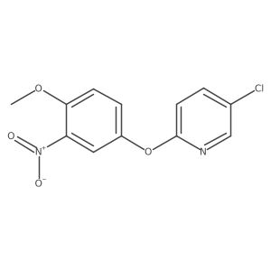 5-chloro-2-(4-methoxy-3-nitro-phenoxy)pyridine结构式