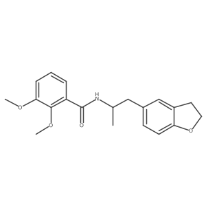 N-(1-(2,3-dihydrobenzofuran-5-yl)propan-2-yl)-2,3-dimethoxybenzamide结构式
