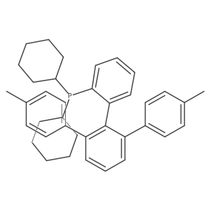 Dicyclohexyl(4''-methyl-6'-(p-tolyl)-[1,1':2',1''-terphenyl]-2-yl)phosphane Structure