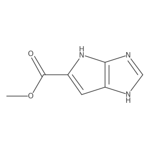 Methyl 3,4-dihydropyrrolo[2,3-d]imidazole-5-carboxylate结构式
