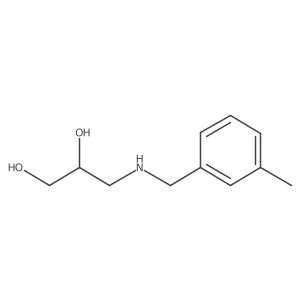 (2R)-3-{[(3-methylphenyl)methyl]amino}propane-1,2-diol Structure