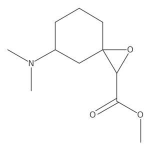 Methyl 5-(dimethylamino)-1-oxaspiro[2.5]octane-2-carboxylate结构式