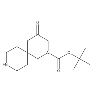 Tert-butyl 4-oxo-2,9-diazaspiro[5.5]undecane-2-carboxylate Structure