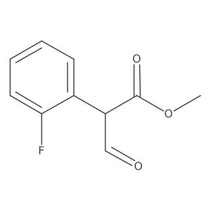 Methyl 2-(2-fluorophenyl)-3-oxopropanoate Structure