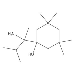 1-(2-Amino-3-methylbutan-2-yl)-3,3,5,5-tetramethylcyclohexan-1-ol Structure