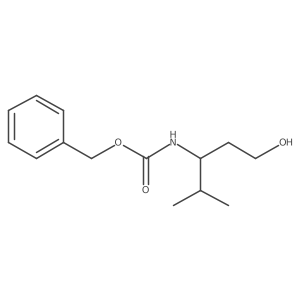 (R)-benzyl(1-hydroxy-4-methylpentan-3-yl)carbamate Structure