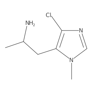 (2R)-1-(4-chloro-1-methyl-1H-imidazol-5-yl)propan-2-amine Structure